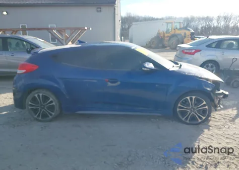 2016 Hyundai Veloster Turbo z USA, uszkodzony, nr VIN KMHTC6AE5GU299145